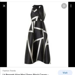 Graphic print tuxedo style dress